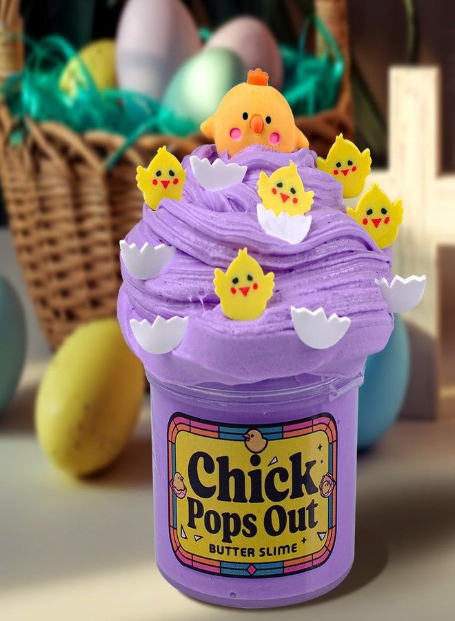 Waybla Easter Basket Stuffers for Kids - 4-Pack Butter Slime in Plastic Eggs, Easter Clay Slices, and Figurines - Sensory Toy for Easter Egg Hunts, Prefilled Easter Eggs, Easter Basket Fillers - Image 5